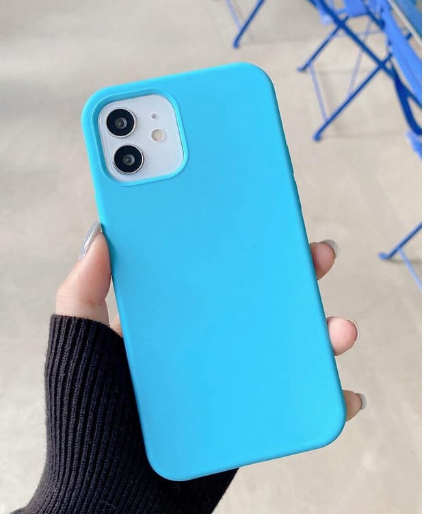 Husa Apple iPhone 11 Pro, Matt TPU, silicon moale, albastru deschis — varianta 2