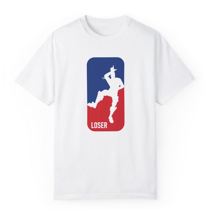 Tricou personalizat alb, copii/adulti, design Loser, modal, diverse marimi — 2