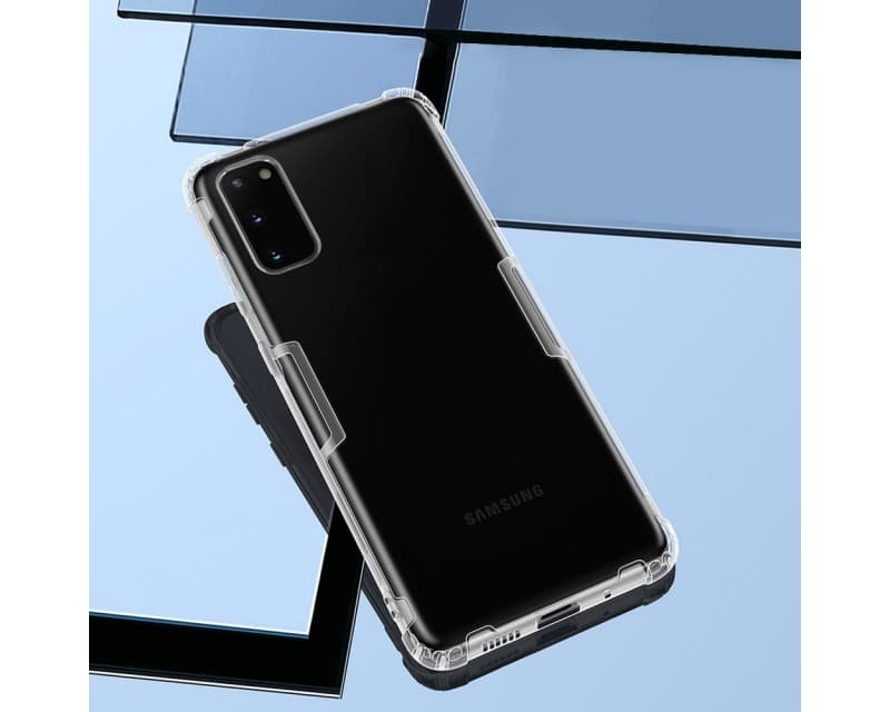 Husa de protectie Nillkin Nature TPU Case pentru Samsung Galaxy S20, colturi intarite, transparenta — 7
