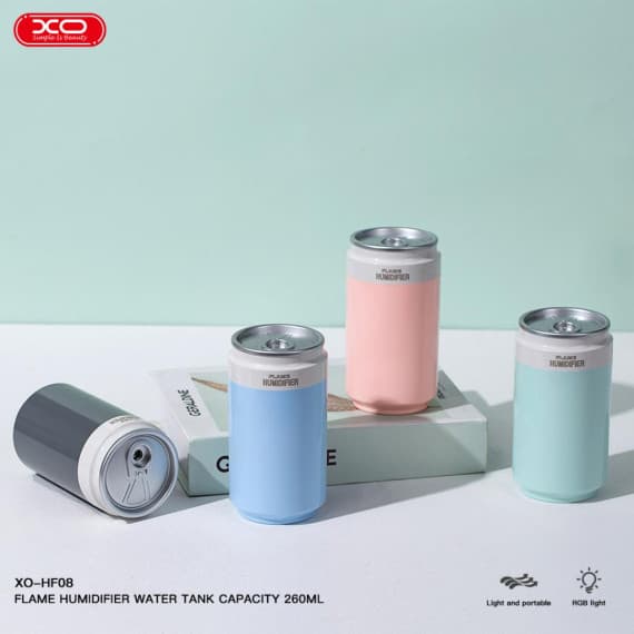 Umidificator casa/auto XO HF08, aspect doza suc, 260 ml, roz — varianta 2