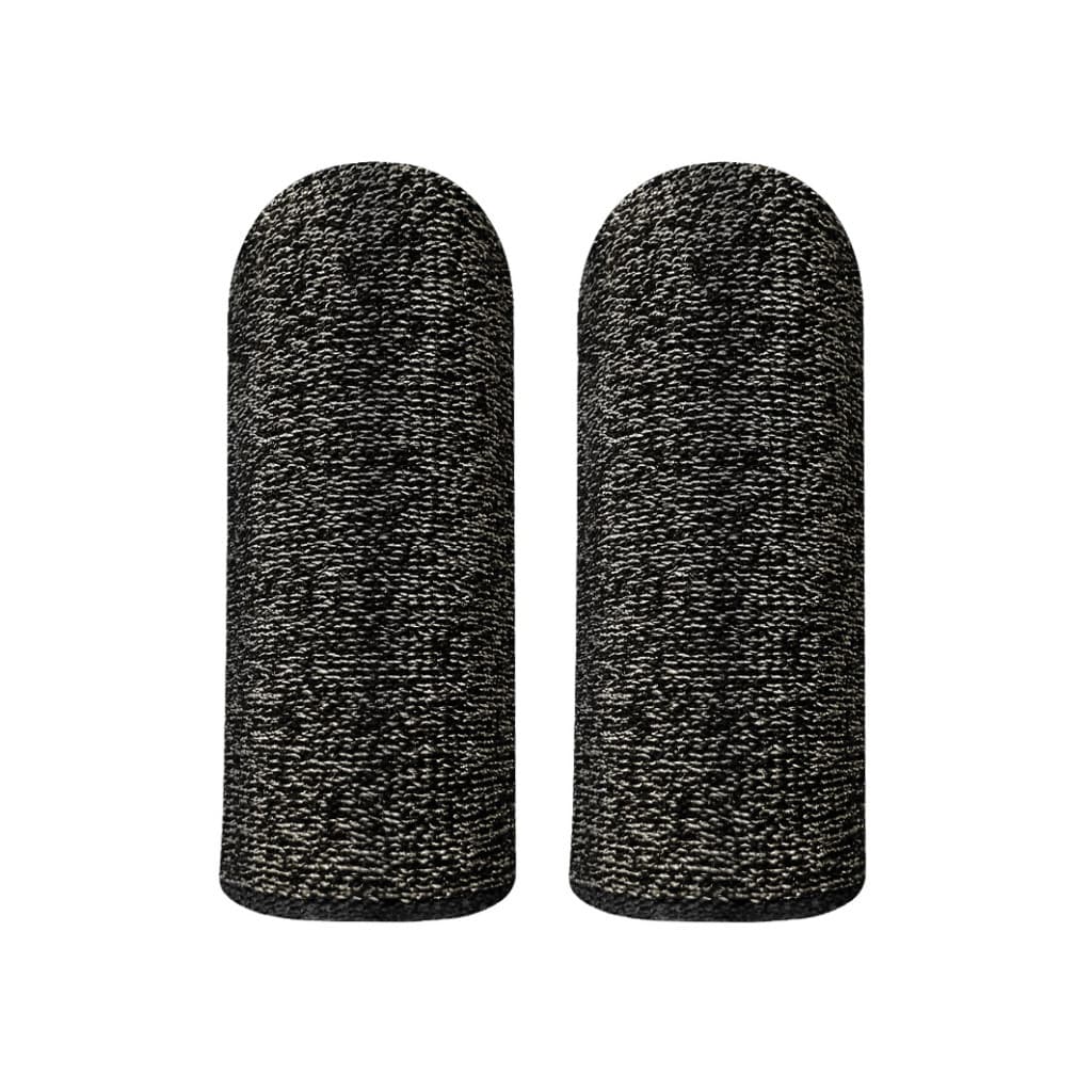 Degetare antialunecare Hoco GM4, fibra conductiva, pentru jocuri, Anti-Condens, Phantom, Black/Silver