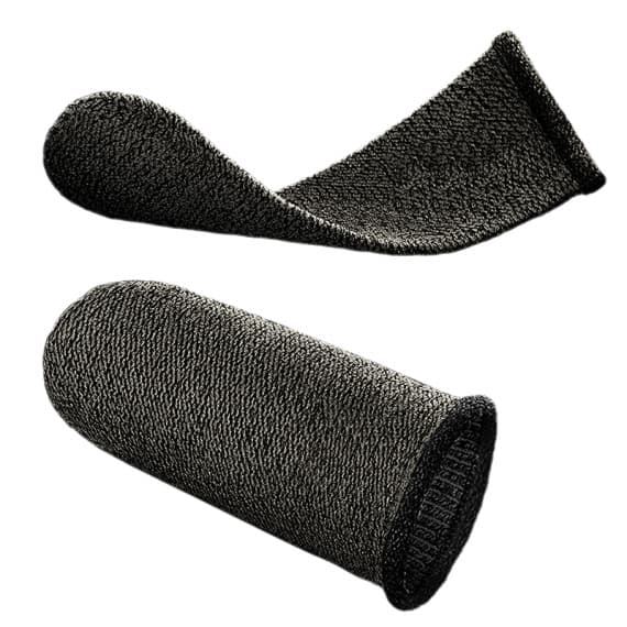 Degetare antialunecare Hoco GM4, fibra conductiva, pentru jocuri, Anti-Condens, Phantom, Black/Silver — 6