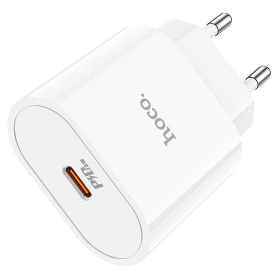 Incarcator casa Hoco C94A, 1 x USB-C PD 20W/3A, incarcare rapida, alb — varianta 5