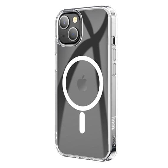 Husa protectie Apple iPhone 14, Hoco Premium Magsafe TPU, ShockProof, incarcare magsafe, transparenta — 4