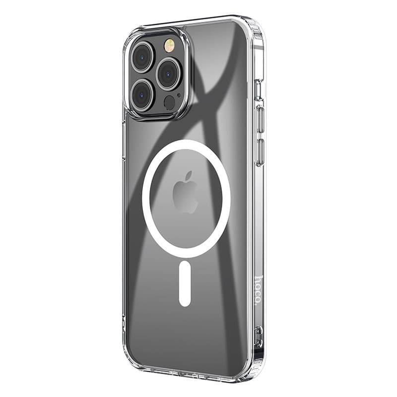Husa protectie Apple iPhone 14 Pro, Hoco Premium Magsafe TPU, ShockProof, incarcare magsafe, transparenta — 3