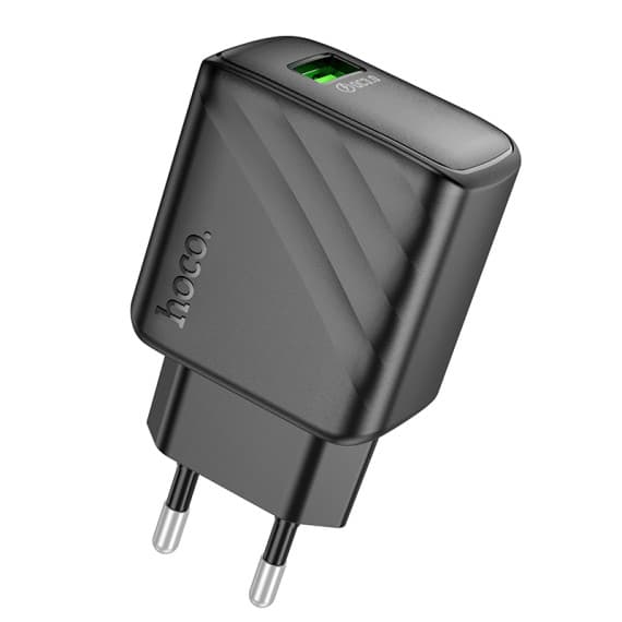 Incarcator casa Hoco CS21A, port USB Qualcomm 3.0 Quick Charge, 18W, negru — varianta 4