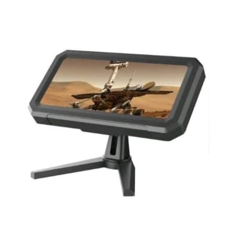 Suport de masa/perete telefon Andowl Q-ZJ552, rotire 360°, unghi ajustabil, negru — principală