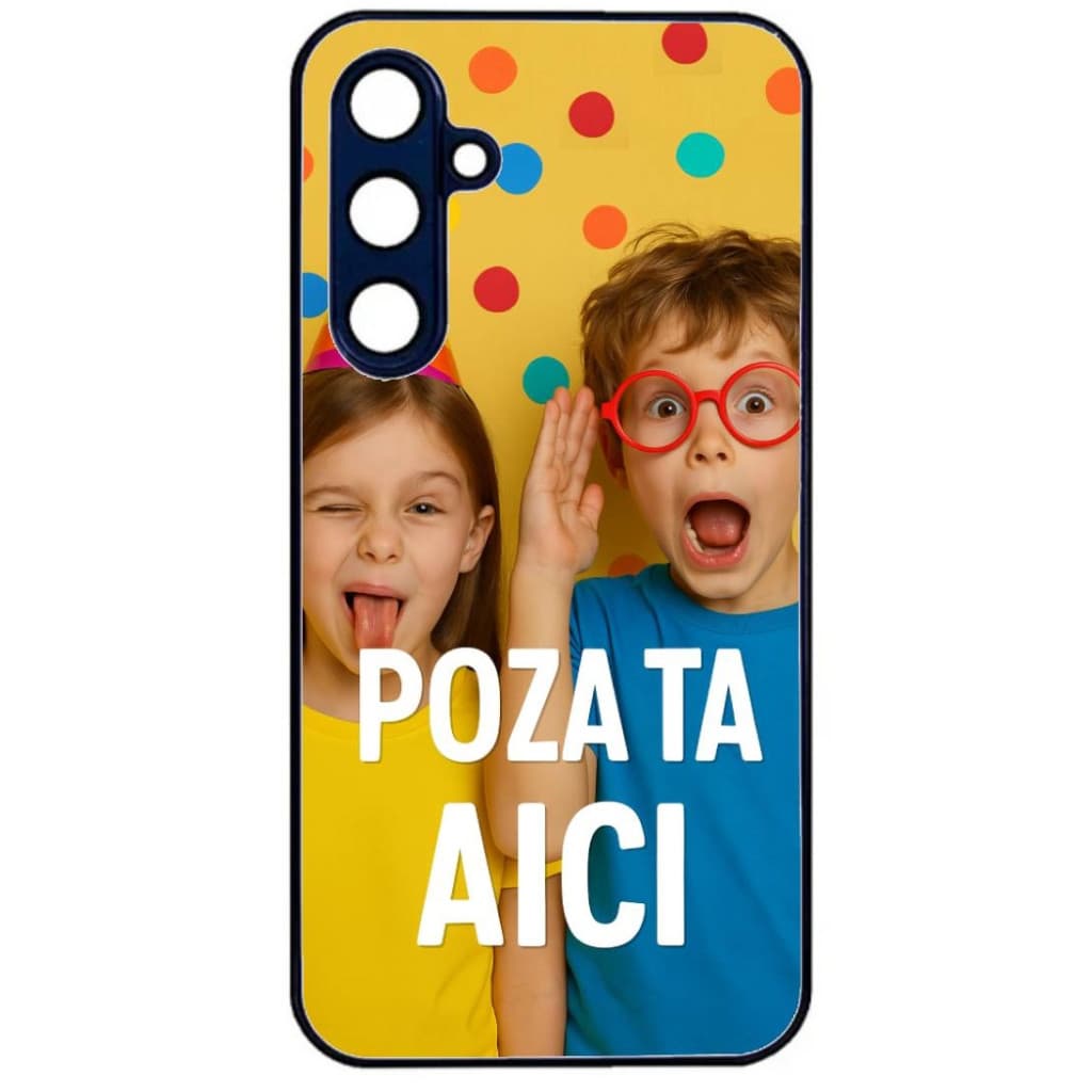 Husa Samsung Galaxy A02s, Colorful Aluminium TPU, personalizata cu poza ta!