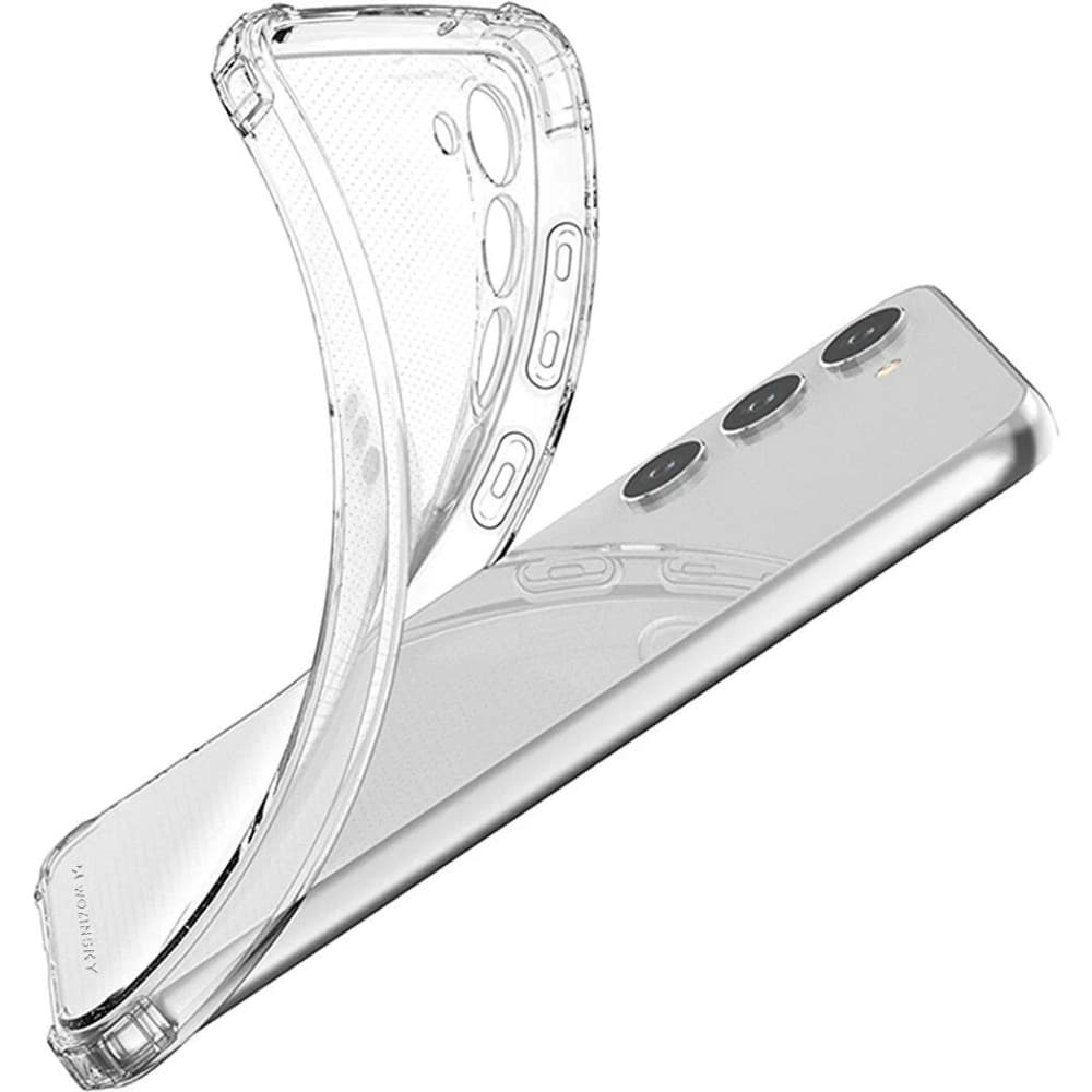 Husa Samsung Galaxy A56, TPU transparent, intarituri in colturi, grosime 1,5 mm — varianta 3