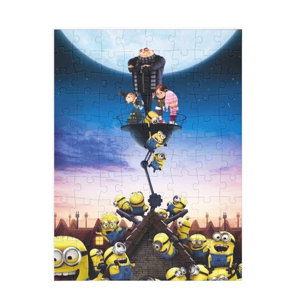 Puzzle 80 piese, 20 x 15 cm, personaje Minions, model 9 — principală