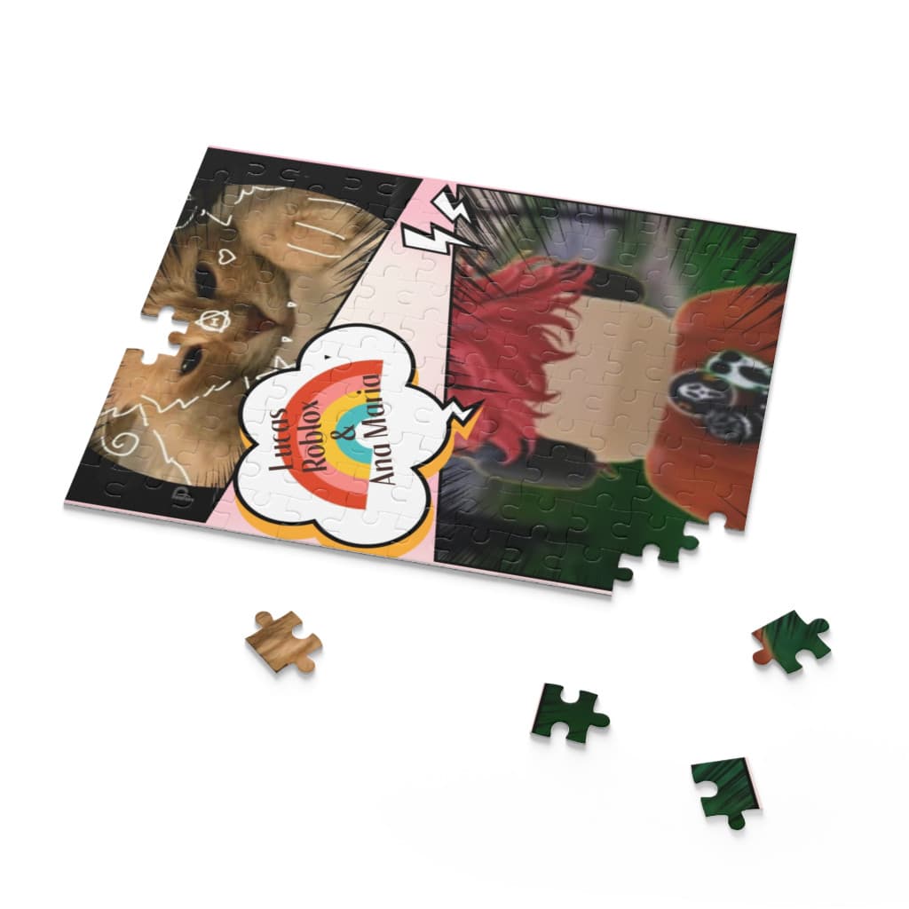 Puzzle 120 piese, 20 x 15 cm, Ana si Lucas — varianta 2