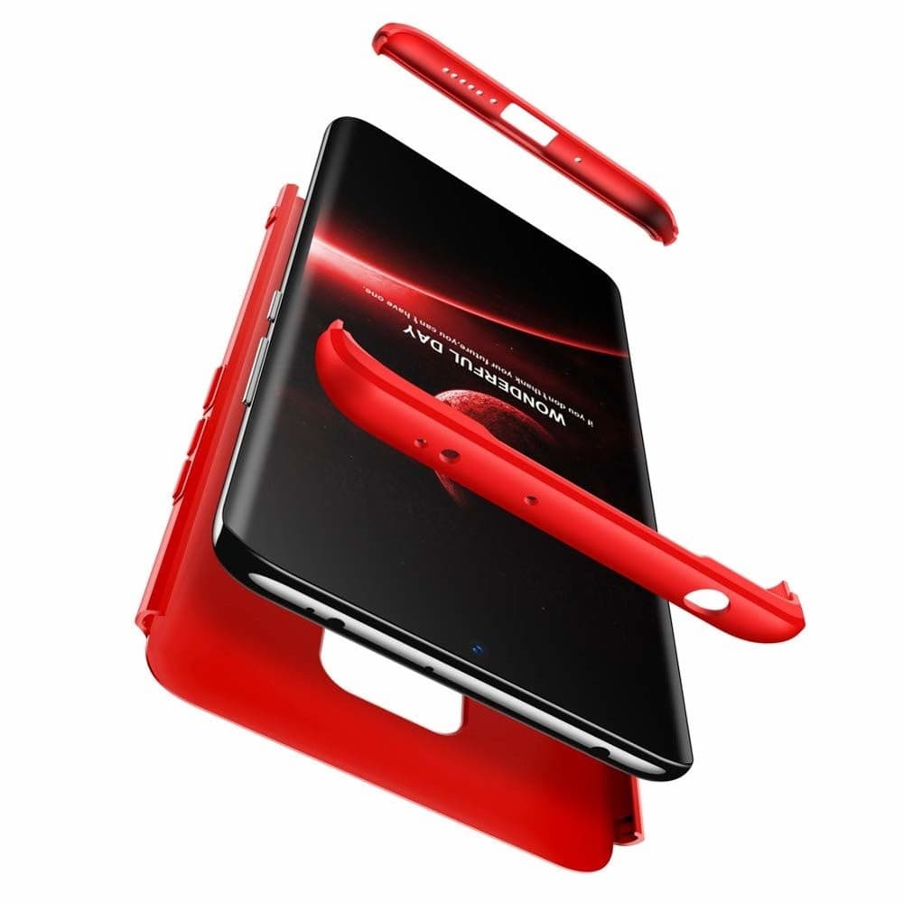 Husa Full cover GKK (fata + spate) pentru Huawei Mate 20, rosie — 5