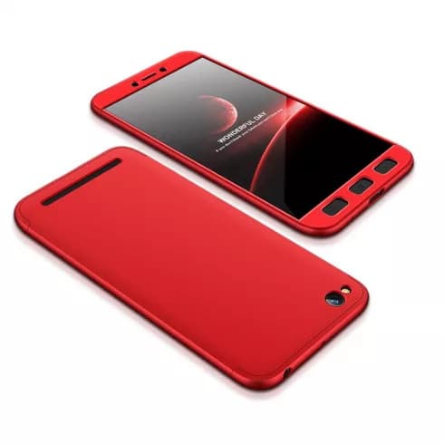 Husa Full Cover GKK (fata + spate) pentru Apple iPhone XS Max, rosie — principală