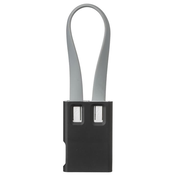 Cablu incarcare USB 3 in 1 tip breloc, 18 cm, lightning/microUSB, negru — varianta 3