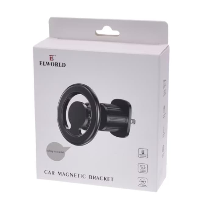 Suport auto magnetic, prindere Magsafe, 2 cercuri metalice incluse — varianta 5
