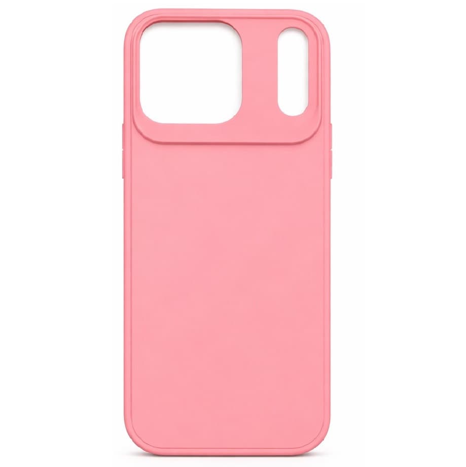 Husa protectie Apple iPhone 17 Pro, Matt TPU My Choice, silicon moale, roz pal — principală