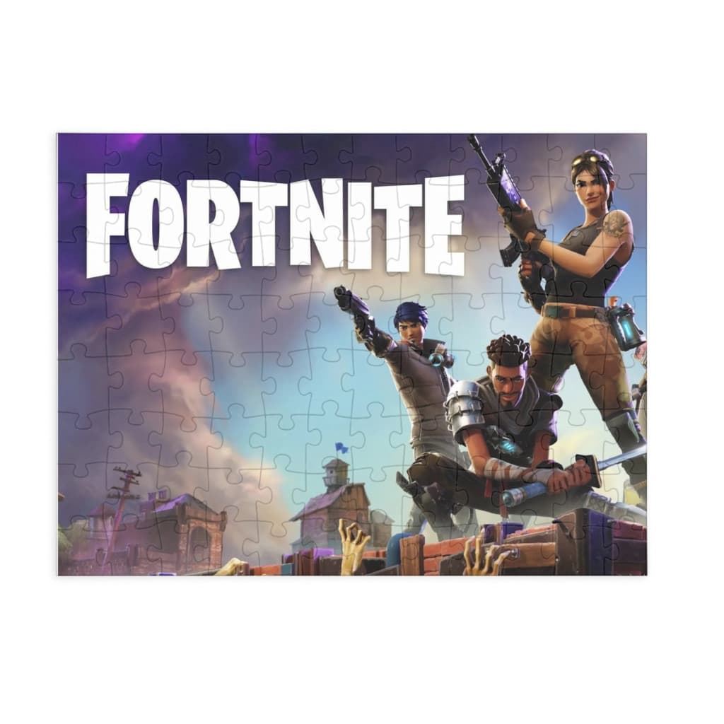 Puzzle 80 piese, 20 x 15 cm, personaje Fortnite, model 2 — principală