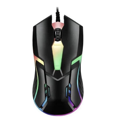 Mouse gaming cu cablu Yelandar M30, 800/1500/2400/3200 DPI, lumini RGB, negru — principală
