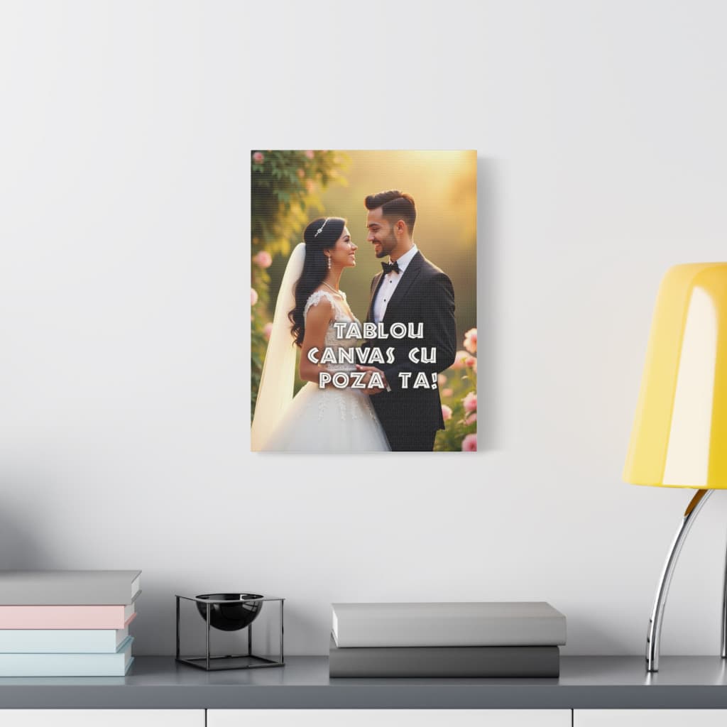 Tablou Canvas personalizat cu poza ta, 34 x 23 cm — varianta 2