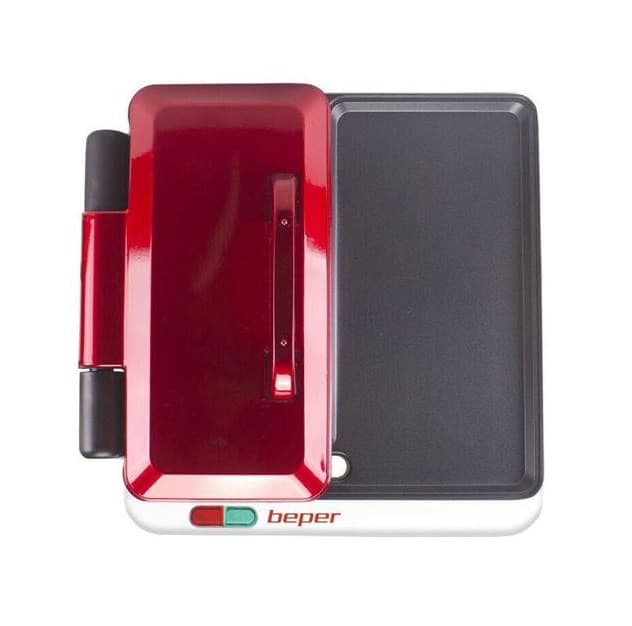 Gratar electric Beper P101CUD500, 1000W, multifunctional 4 in 1, alb — varianta 2