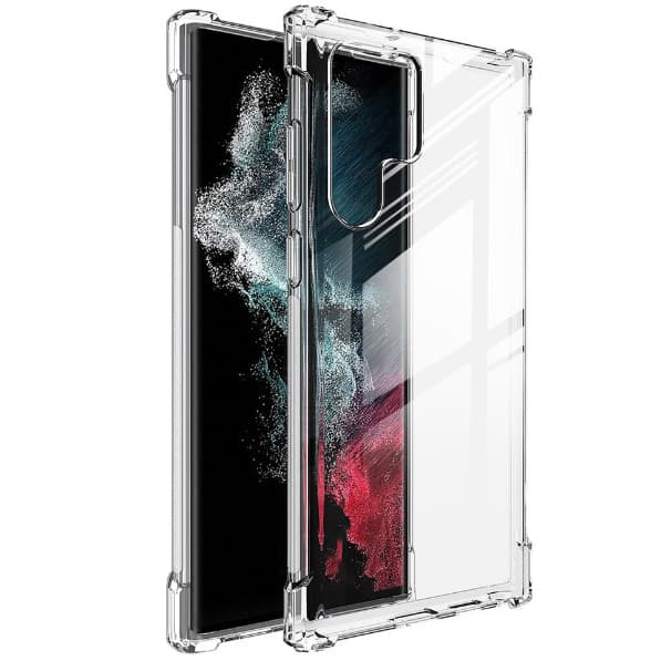 Husa Samsung Galaxy S22 Ultra, TPU transparent, intarituri in colturi, grosime 1,5 mm — principală
