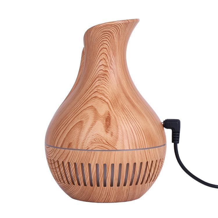Umidificator aer,  difuzor aromaterapie AORLIS AO-50111, lumini RGB, alimentare USB, maro deschis — varianta 7