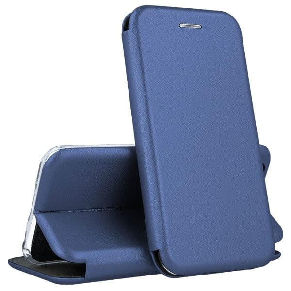 Husa Samsung Galaxy A04e, Prestige Book, inchidere magnetica, albastra — principală