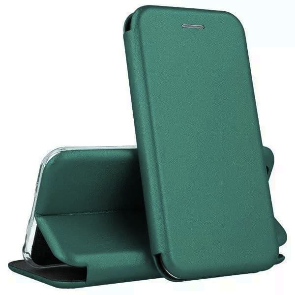 Husa protectie Oppo A79 5G, Prestige Book, inchidere magnetica, verde — principală