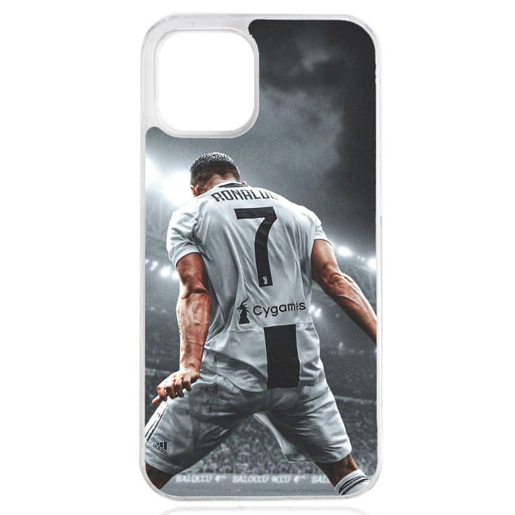 Husa iPhone 14 Pro, TPU flexibil, margini transparente, Ronaldo1