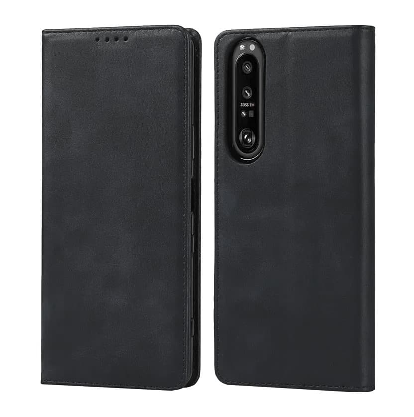 Husa Samsung Galaxy A15, Elegant Book Case, inchidere magnetica, neagra — varianta 2