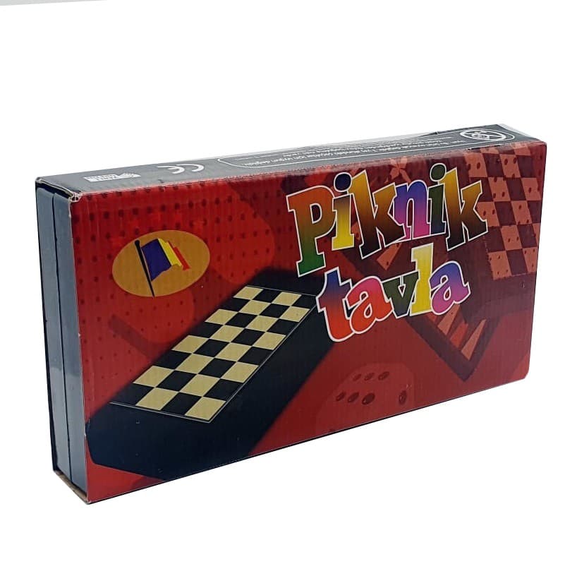 Set joc table / backgammon, plastic, 28 x 28 cm — varianta 3