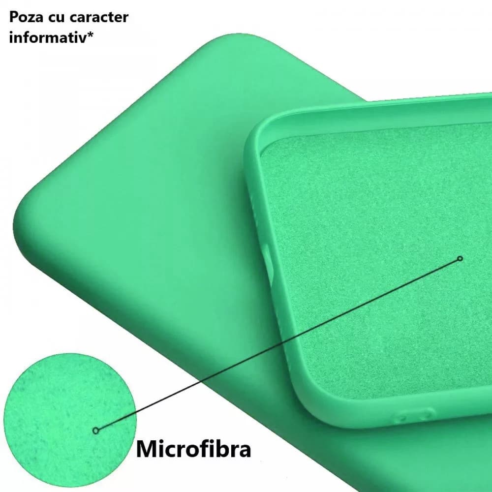 Husa Samsung Galaxy A32 5G Luxury Silicone, catifea in interior, protectie camere, turcoaz — 2