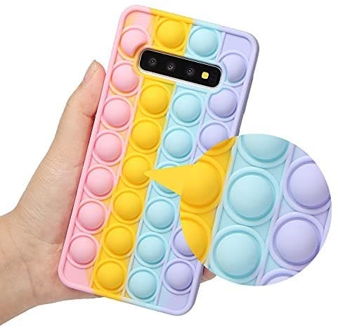 Husa antistres Pop It! pentru Samsung Galaxy S10, multicolora — varianta 3