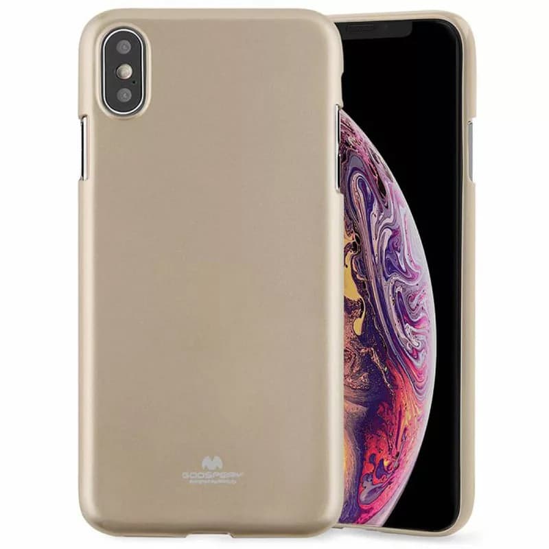Husa de protectie Mercury Goospery pentru Huawei P20, jelly case, aurie — principală