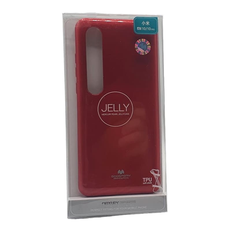 Husa de protectie Mercury Goospery pentru Xiaomi Mi 10/Mi 10 Pro, jelly case, rosie — 3