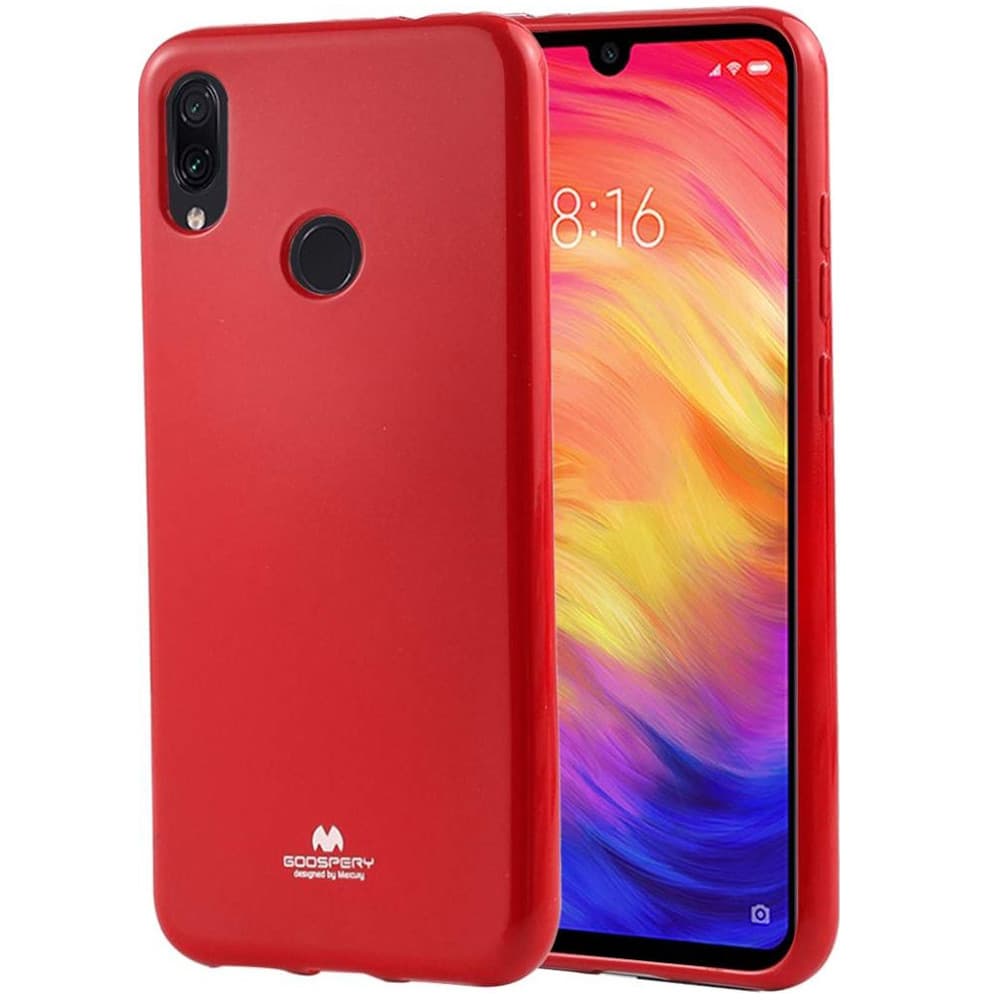 Husa de protectie Mercury Goospery pentru Samsung Galaxy A41, jelly case, rosie — principală