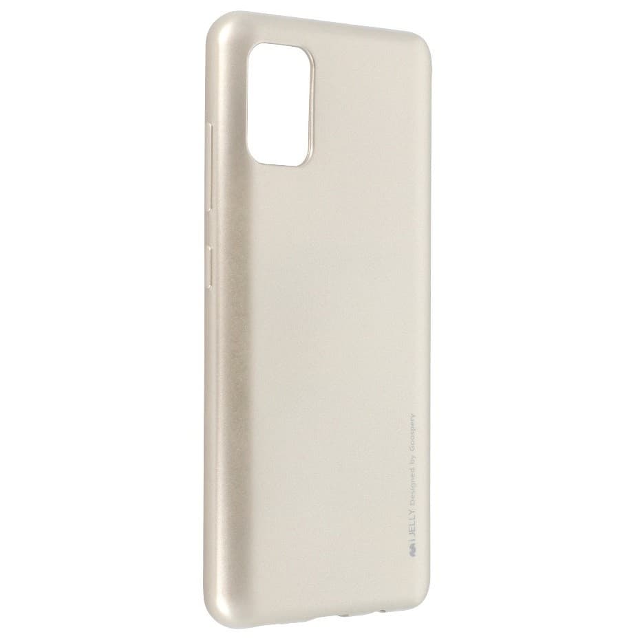 Husa de protectie Mercury iJelly pentru Samsung Galaxy M31s, TPU moale, aurie — principală