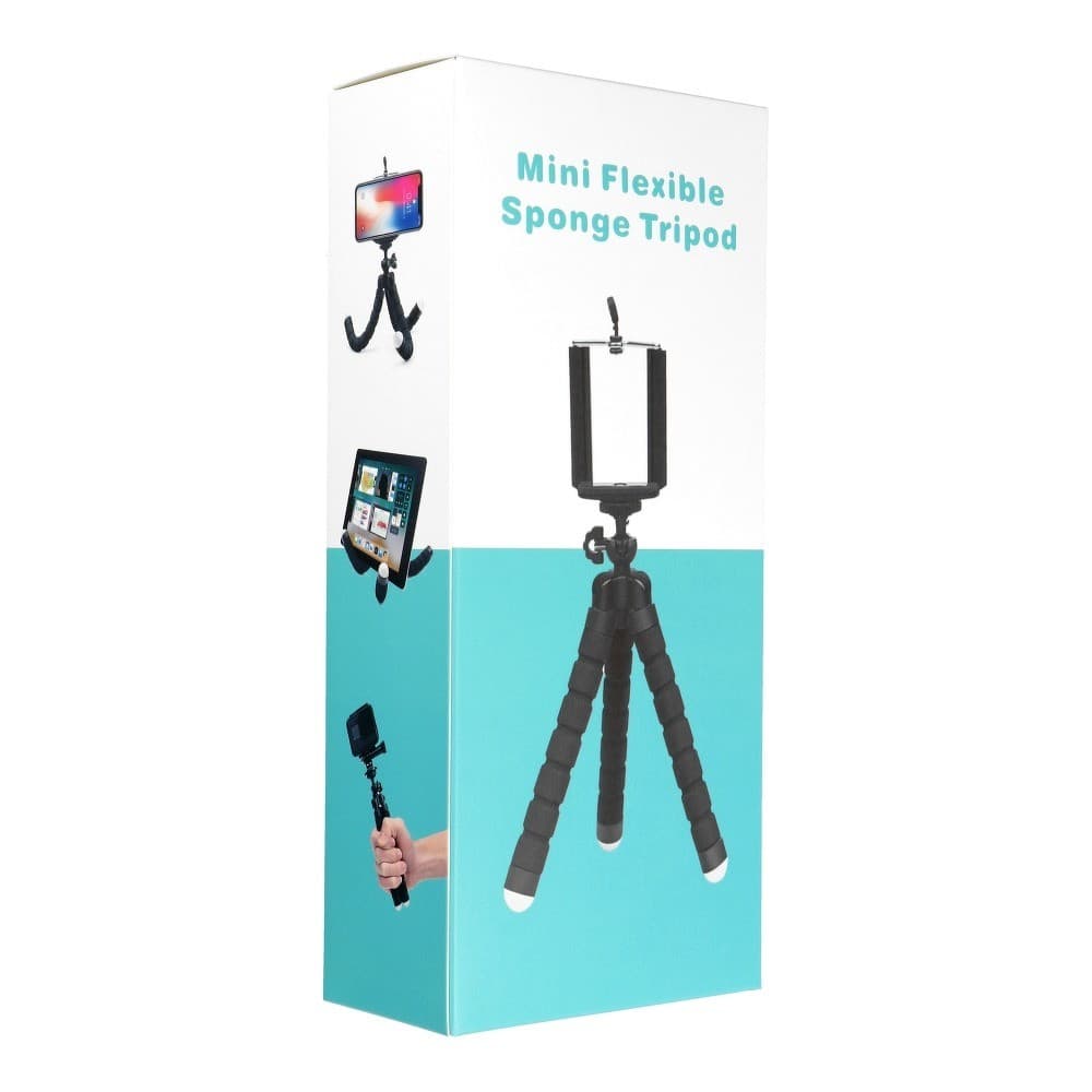 Mini trepied universal pentru telefoane si camere foto, albastru — varianta 9
