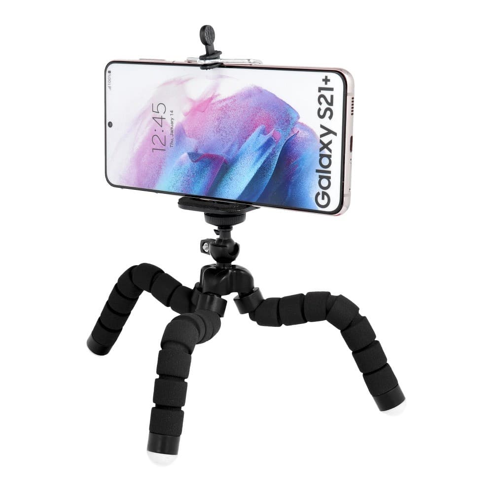 Mini trepied universal pentru telefoane si camere foto, negru — varianta 3