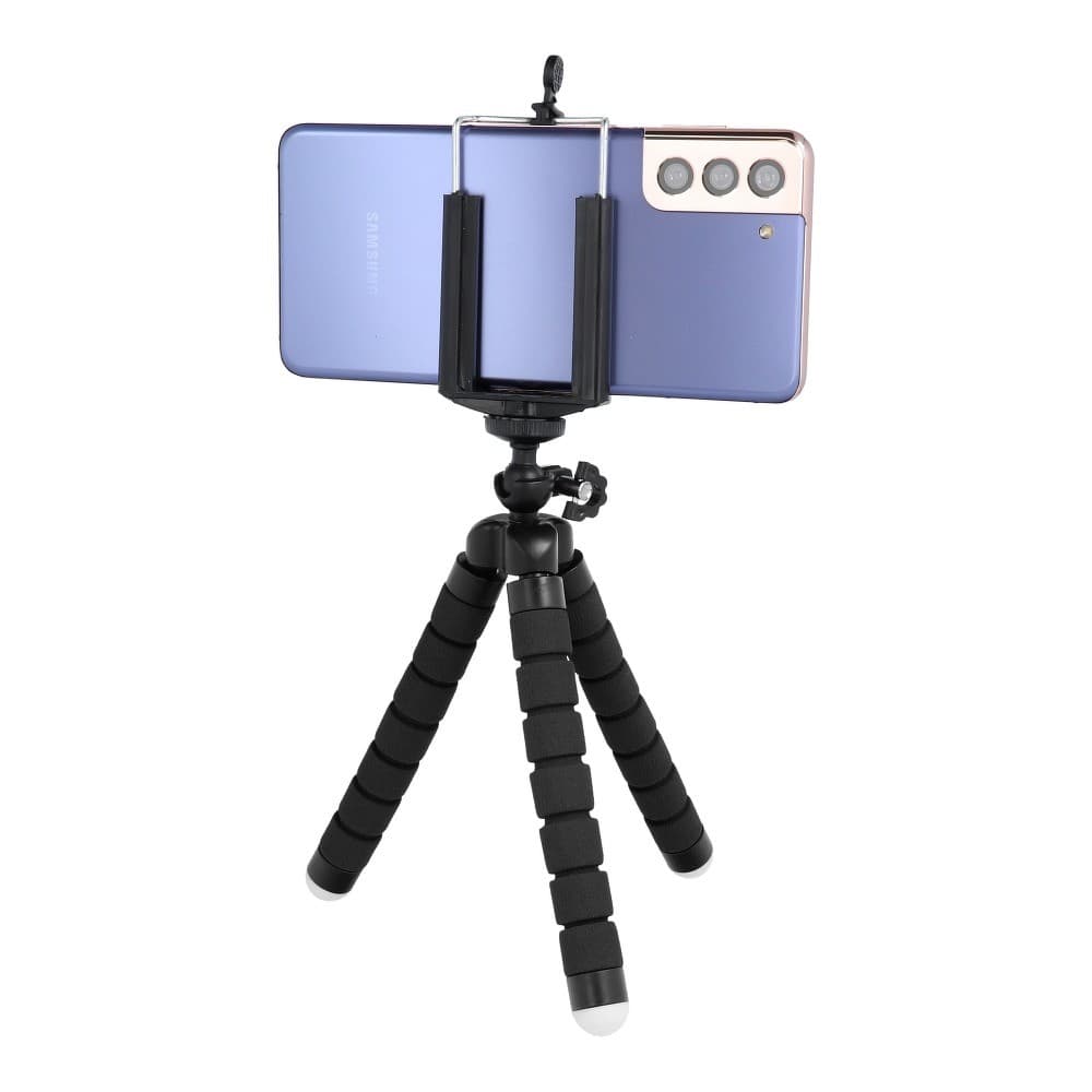 Mini trepied universal pentru telefoane si camere foto, negru — varianta 5
