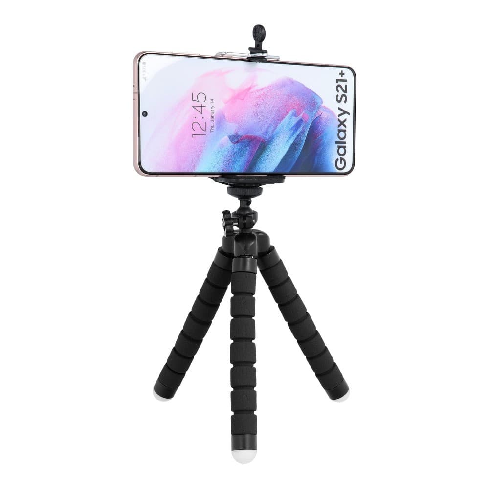 Mini trepied universal pentru telefoane si camere foto, negru — varianta 6