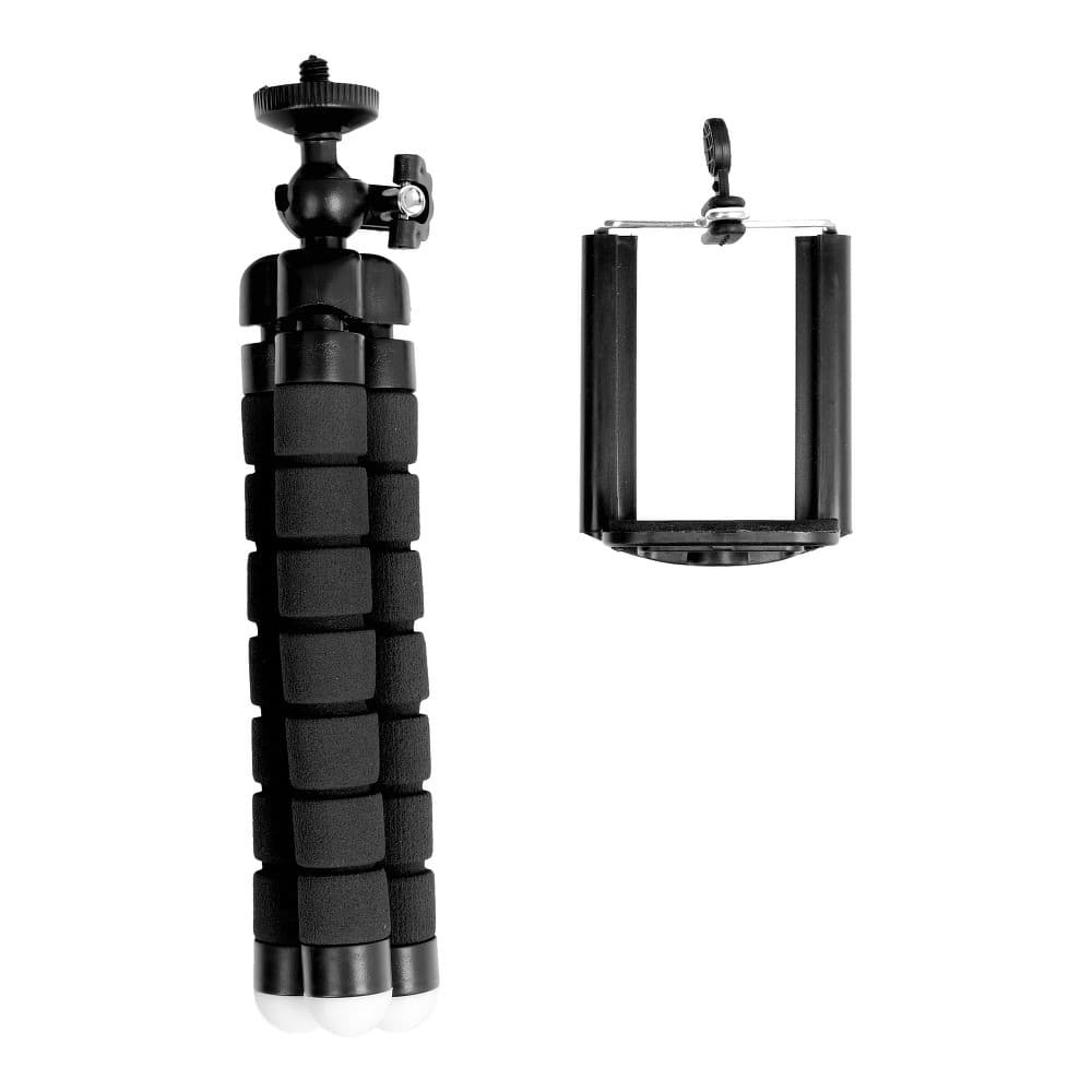 Mini trepied universal pentru telefoane si camere foto, negru — varianta 8