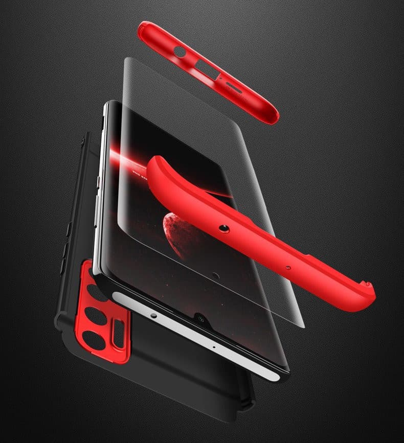 Husa Full Cover GKK (fata + spate) pentru Xiaomi Mi 10 Lite, neagra — varianta 4