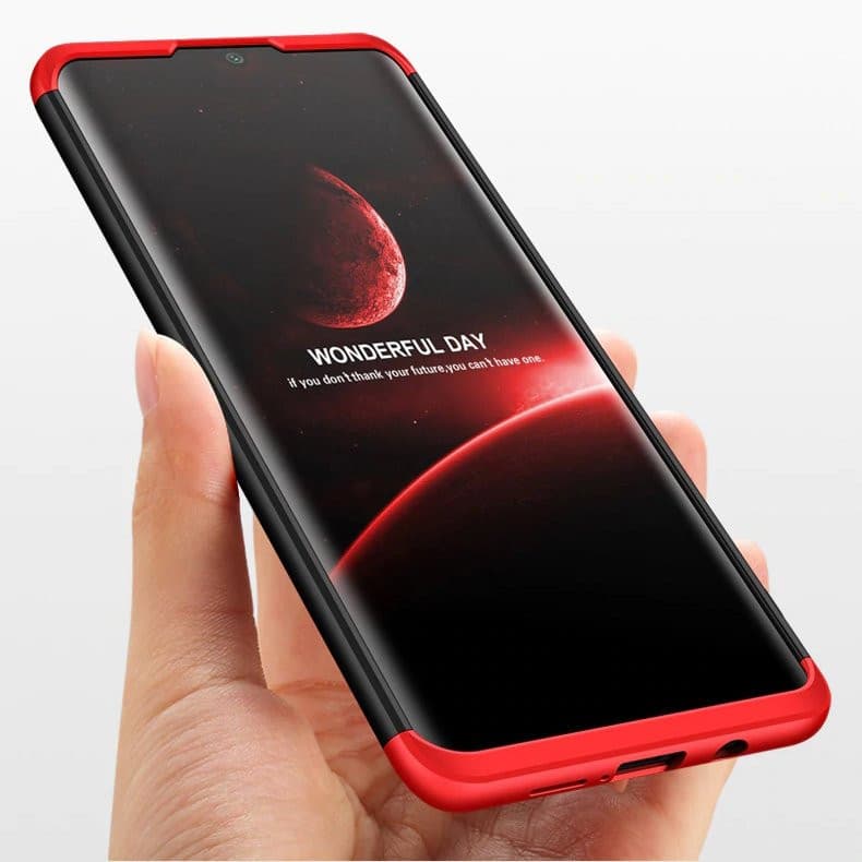 Husa Full Cover GKK (fata + spate) pentru Xiaomi Mi 10 Lite, neagra — varianta 7