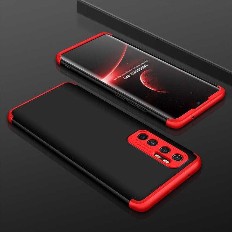 Husa Full Cover GKK (fata + spate) pentru Xiaomi Mi 10 Lite, neagra — varianta 9
