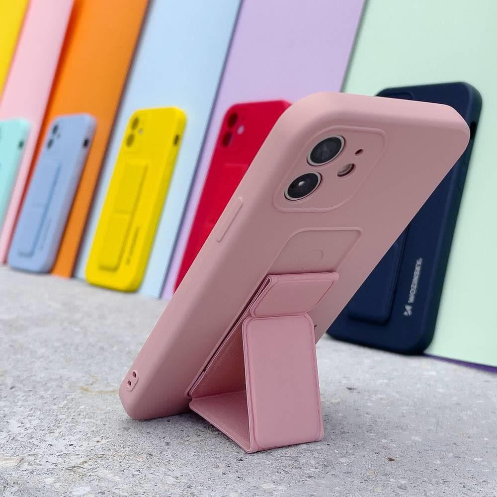 Husa protectie Wozinsky Kickstand pentru Apple iPhone 12 Pro, albastru deschis — varianta 2