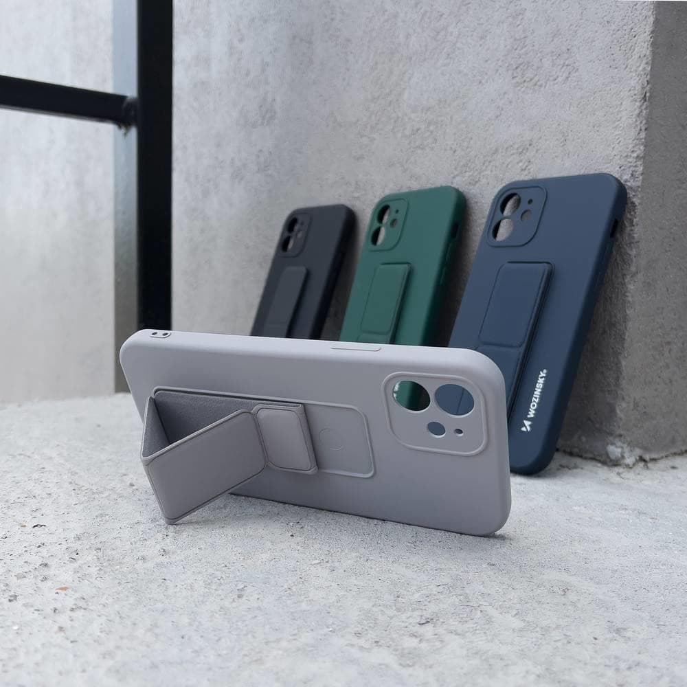 Husa protectie Wozinsky Kickstand pentru Apple iPhone 12 Pro, galbena — varianta 4