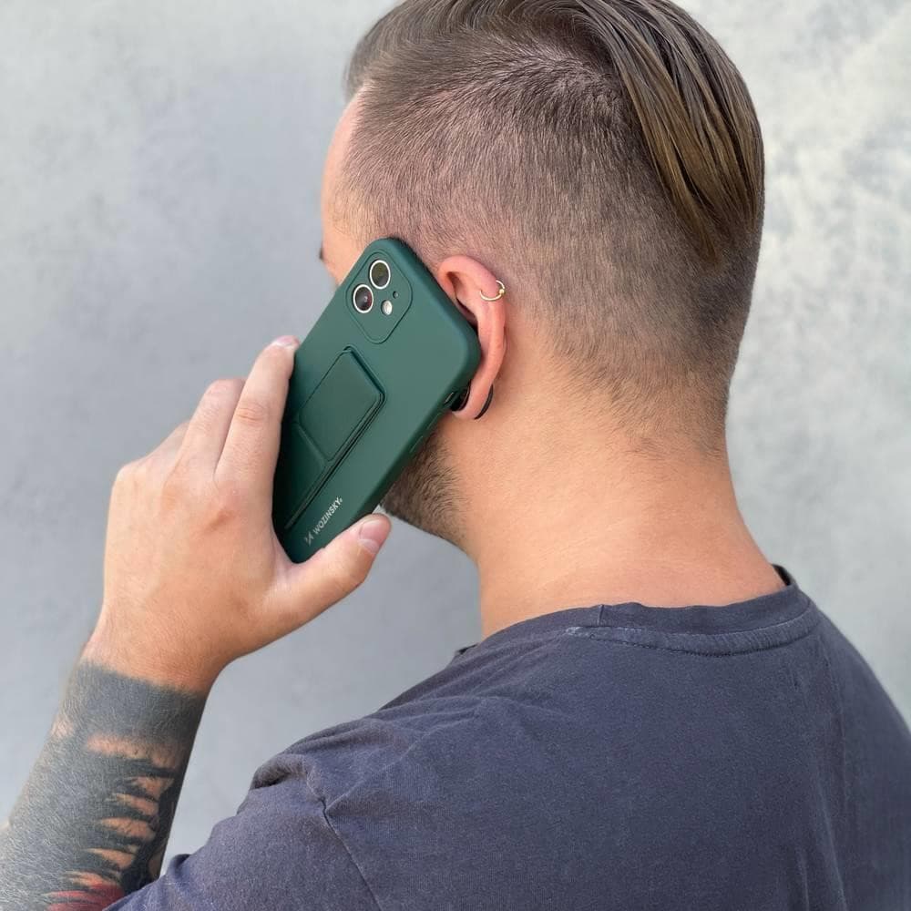 Husa protectie Wozinsky Kickstand pentru Apple iPhone 12 Pro, galbena — varianta 10