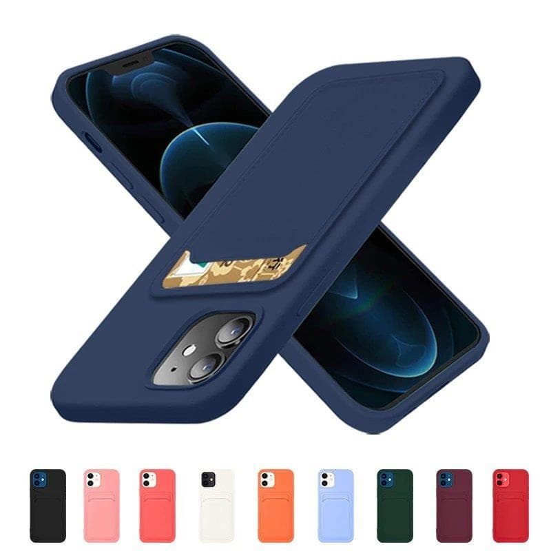 Husa Apple iPhone 12 Mini, Card Case, suport pentru carduri/cartele, portocalie — varianta 5