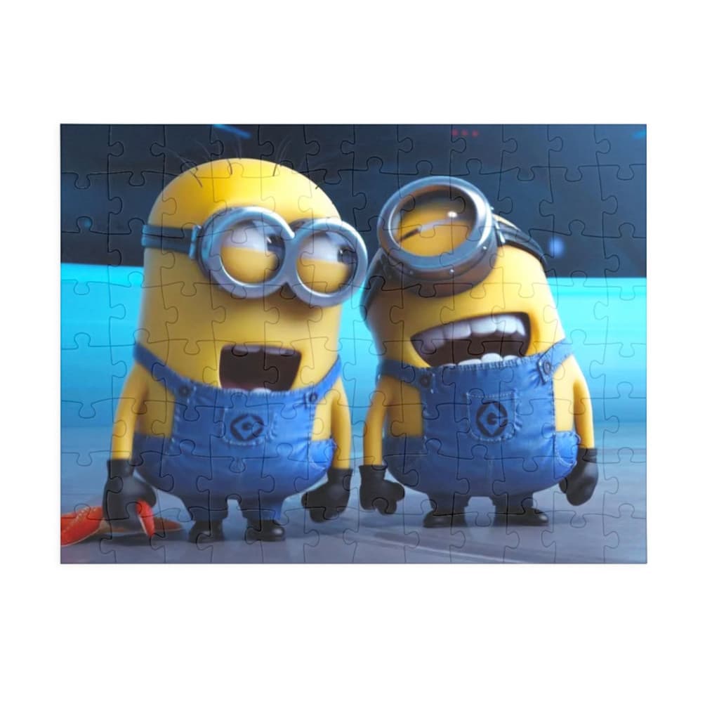 Puzzle 80 piese, 20 x 15 cm, personaje Minions, model 6 — principală